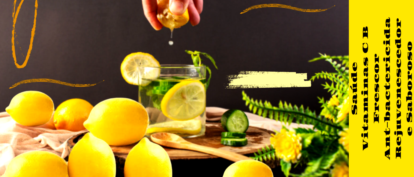 Limão, fonte de vitaminas que proporcionam vitalidade.