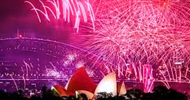 "QUE COMEÇE 2024" Austrália comemora a virada do ano com fogos sintilantes...