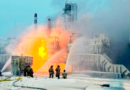 Incêndio em Terminal Russo causado pela Ucrânia