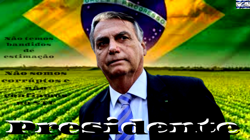 Presidente Bolsonaro - Bandeira do Brasil