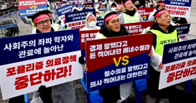 Aplicando medidas legais contra médicos estagiários, o Governo Sul-Coreano toma sérias...